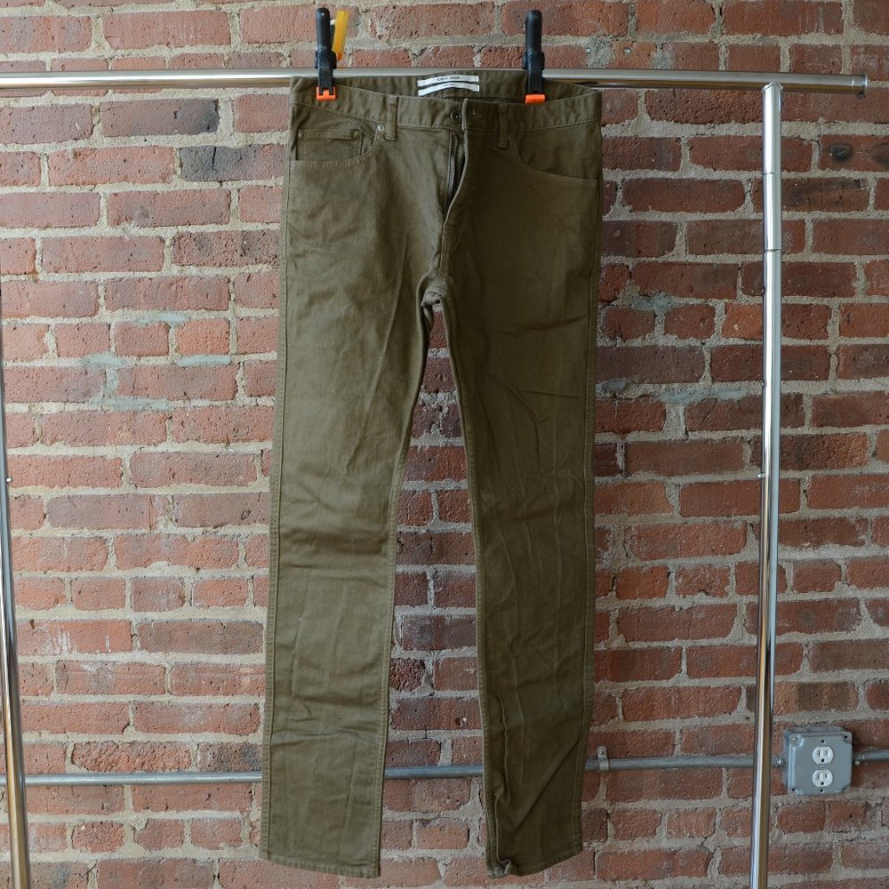 Robert Geller Dark Tan Brown Cotton Pants Size 48 (waist 34)